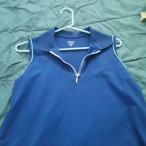 Sleeveless golf shirt